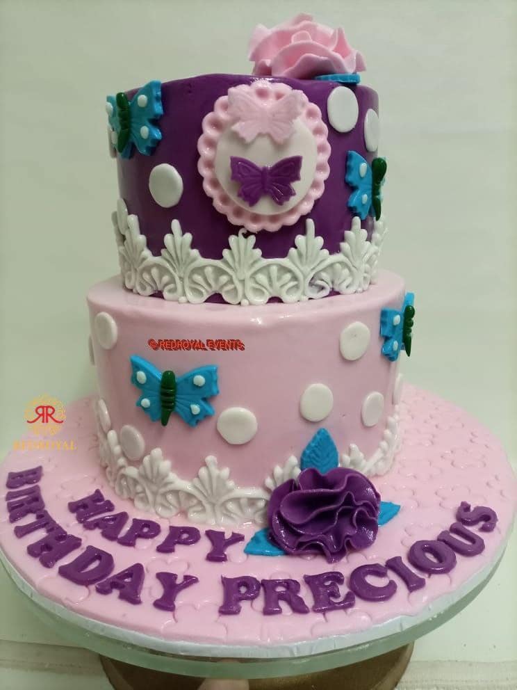 Beautiful Birthday Cake For A Girl RedRoyal Cake House Best Cake